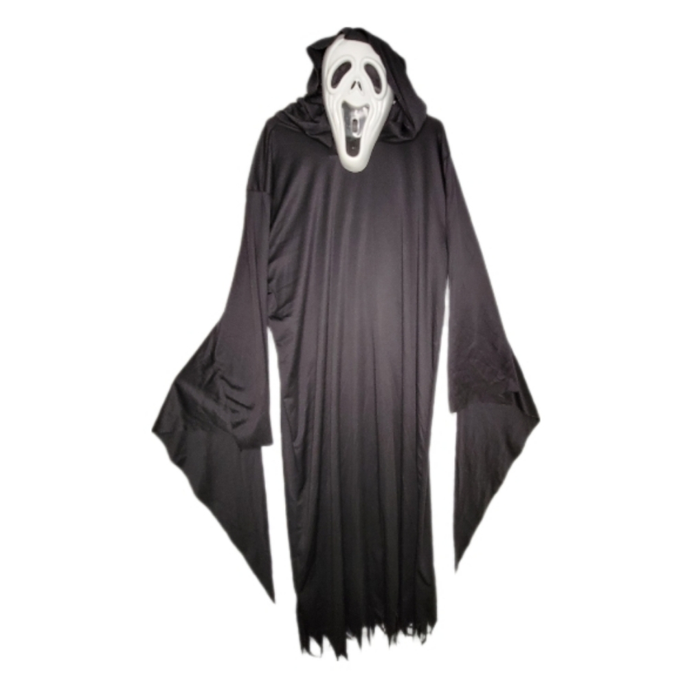 Rubie's Vintage Halloween Howling Ghost Costume Mask, Hooded Cloak, Gloves